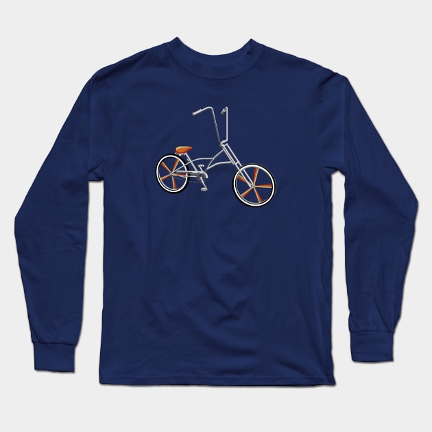 Lowrider Bicycle Long Sleeve T-Shirt by ilrokery